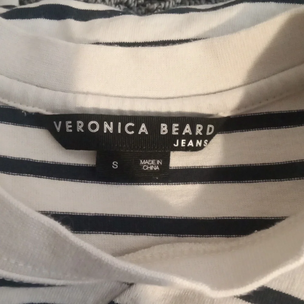 Veronica Beard Lazlo Tie Waist Cotton Mini Dress Striped Festival Preppy Womens - Picture 6 of 9